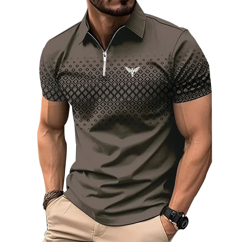 Men Personality Summer Fashion Polo shirt