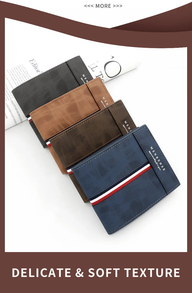 New Short Men Wallets Slim Card Holder