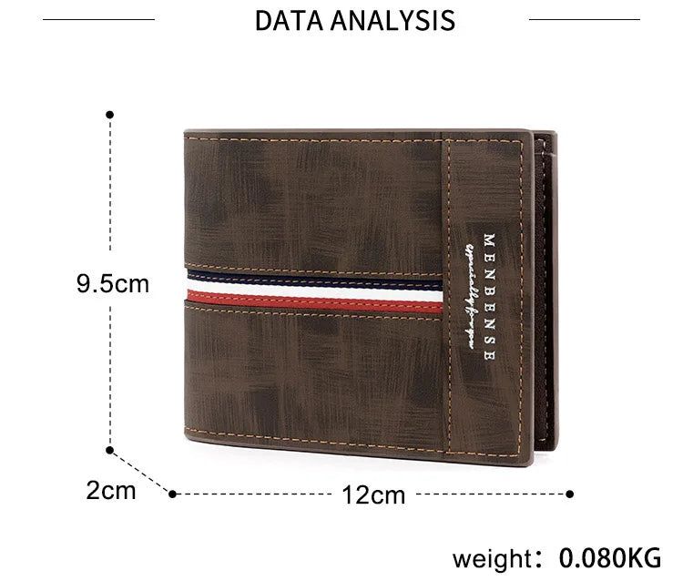 New Short Men Wallets Slim Card Holder