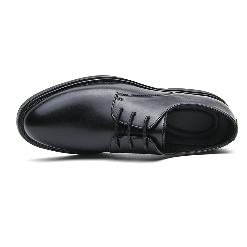 Classic Italy Pointed Toe Leather Shoes