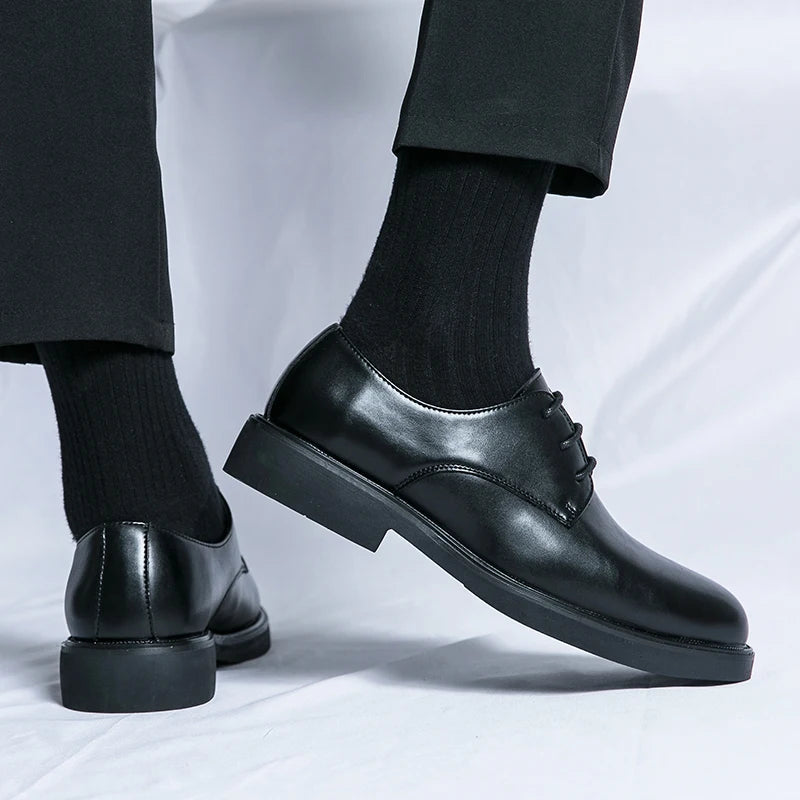 Classic Italy Pointed Toe Leather Shoes