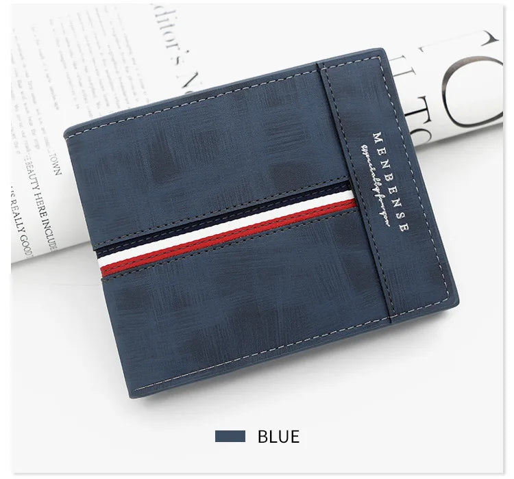 New Short Men Wallets Slim Card Holder