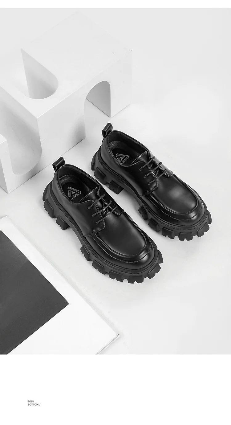New Chunky Platform Retro Work Shoes