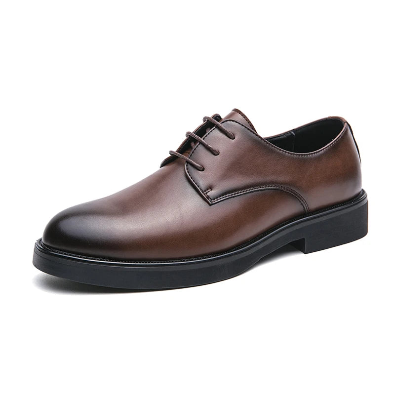 Classic Italy Pointed Toe Leather Shoes