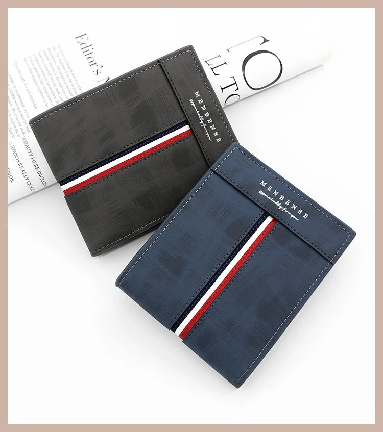 New Short Men Wallets Slim Card Holder