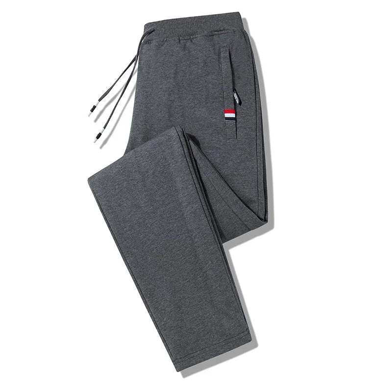 Elastic Waist Sweatpants Cotton Trousers