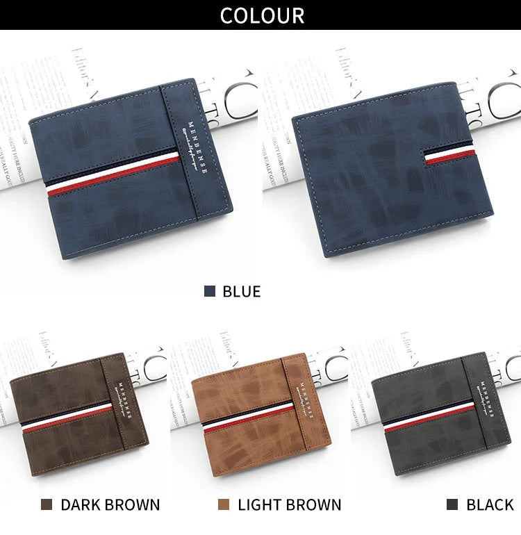 New Short Men Wallets Slim Card Holder