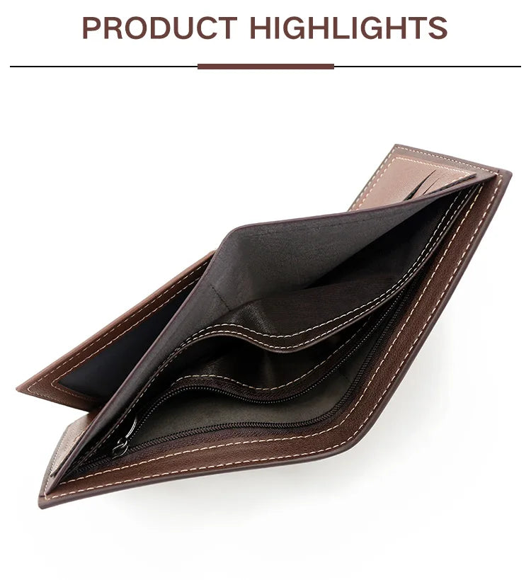 New Short Men Wallets Slim Card Holder