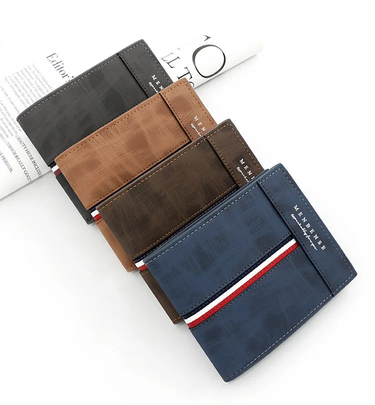 New Short Men Wallets Slim Card Holder