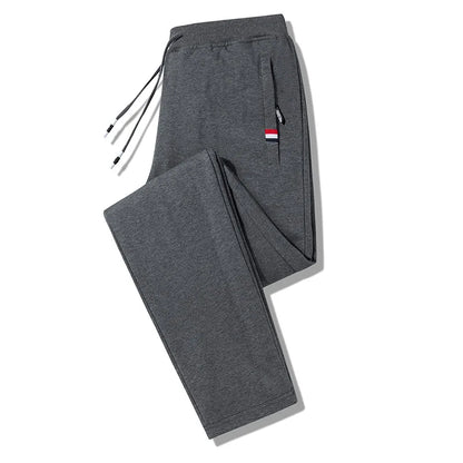 Elastic Waist Sweatpants Cotton Trousers