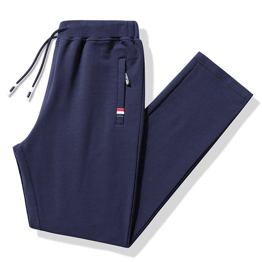 Elastic Waist Sweatpants Cotton Trousers