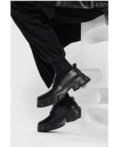 New Chunky Platform Retro Work Shoes