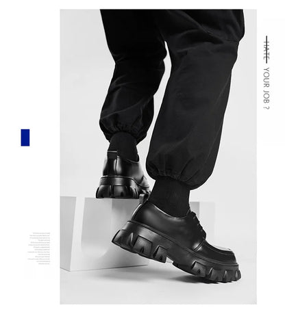 New Chunky Platform Retro Work Shoes