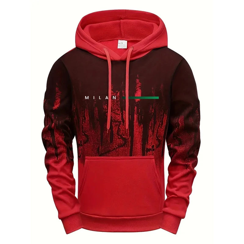 Italy Fashion Men Hooded Sweatshirts