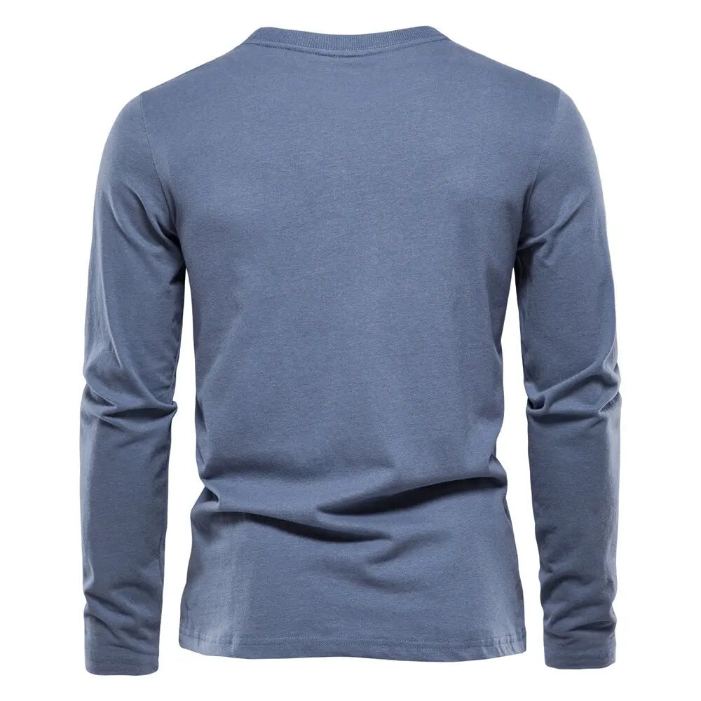 100% Cotton Long Sleeve T Shirt For Men