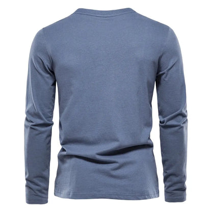 100% Cotton Long Sleeve T Shirt For Men