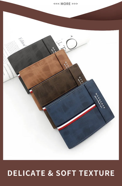 New Short Men Wallets Slim Card Holder