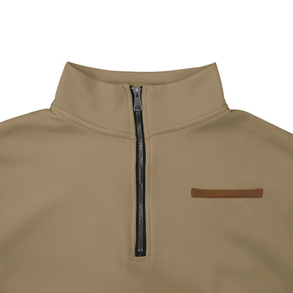 Solid color casual sweater