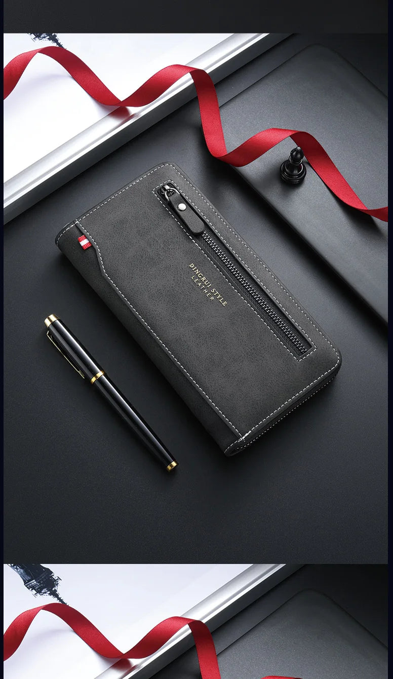 New fashion men's zipper wallet