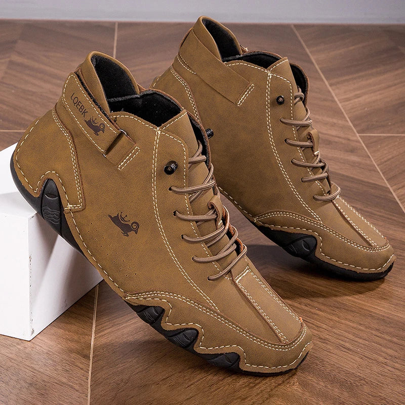Leather Casual Shoes Sneakers for Men
