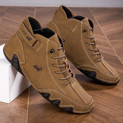 Leather Casual Shoes Sneakers for Men