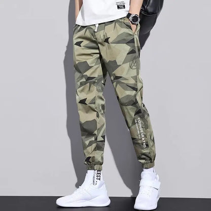 Men Pants Thin Fashion Casual Jogger Pants