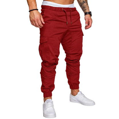 Men Pants Thin Fashion Casual Jogger Pants