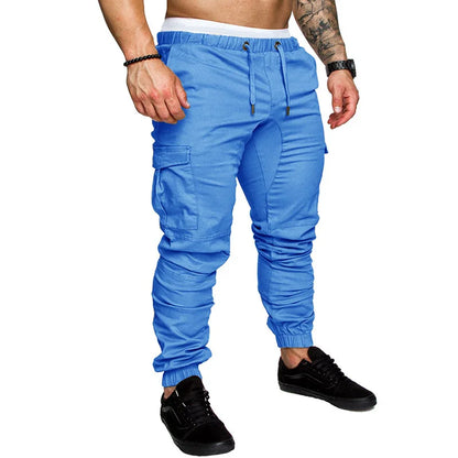 Men Pants Thin Fashion Casual Jogger Pants