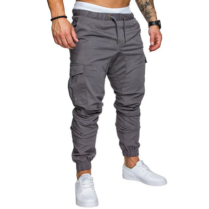 Men Pants Thin Fashion Casual Jogger Pants
