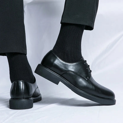 Classic Italy Pointed Toe Leather Shoes