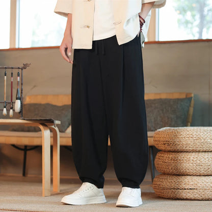 New Cotton Linen Harem Pants