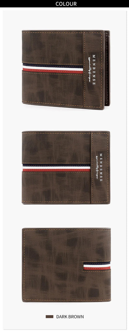 New Short Men Wallets Slim Card Holder