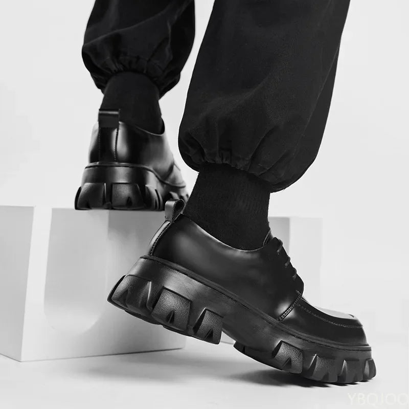 New Chunky Platform Retro Work Shoes
