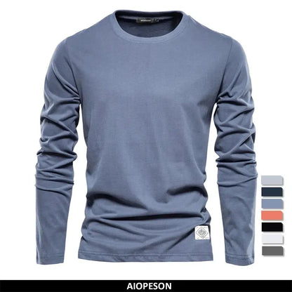 100% Cotton Long Sleeve T Shirt For Men