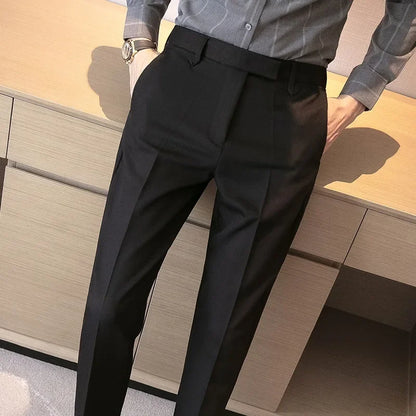 British Gentleman's Coffee Color Suit Pants