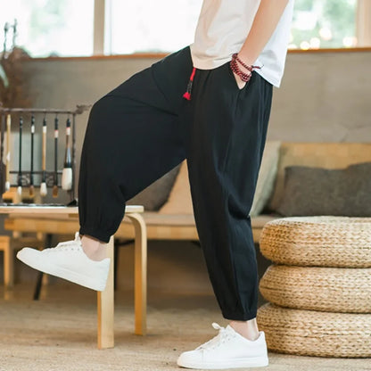 Men's Casual Solid Color Harem Pants