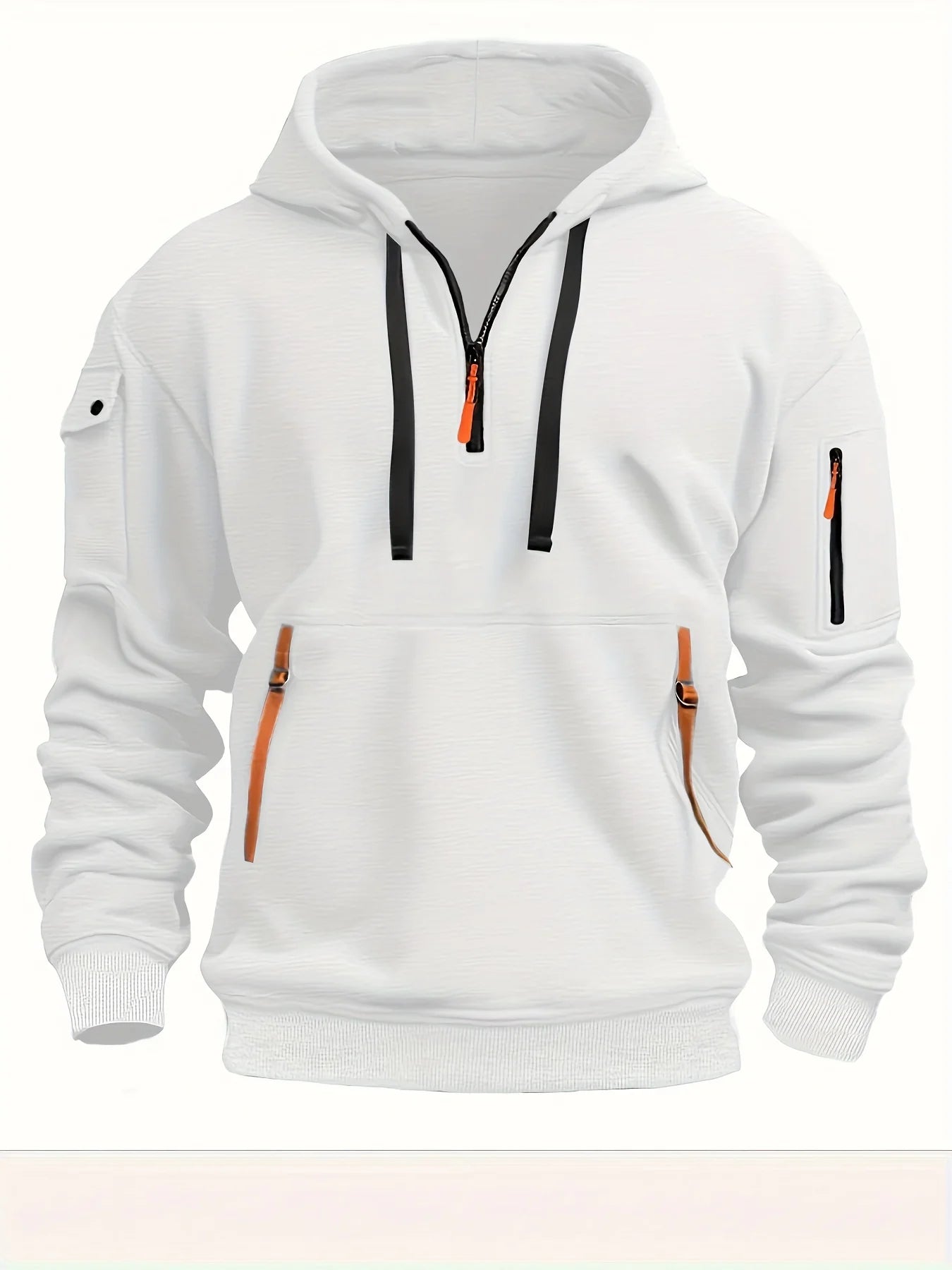 Originality 1/4 Zip up Autumn Winter Men Fashion Hoodie
