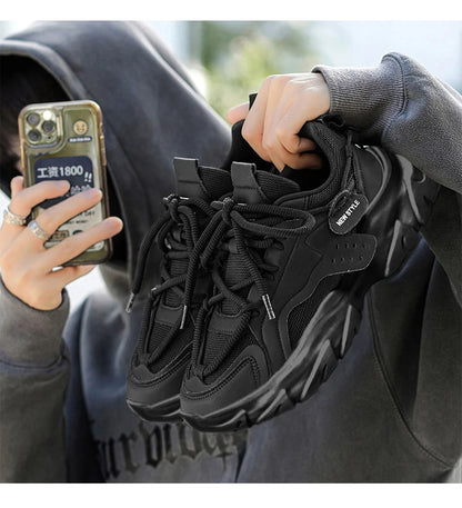 Men's Shoe Breathable Thick Soled Casual Sneakers