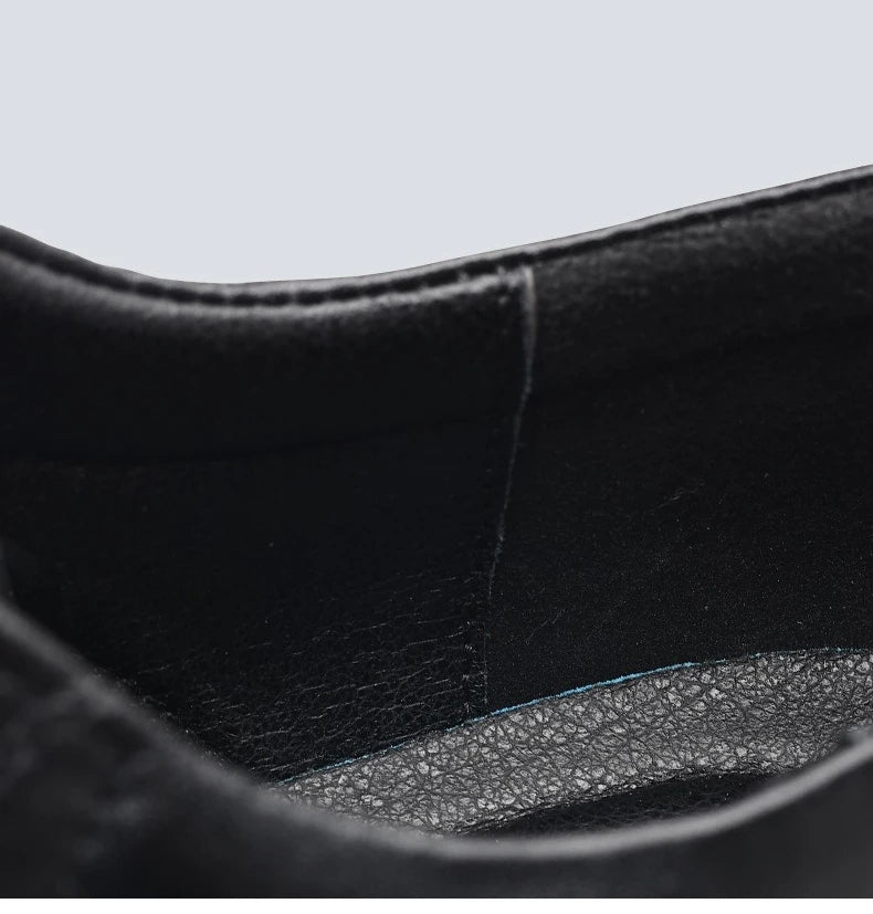 Summer Hallow Breathable Platform Leather Shoes