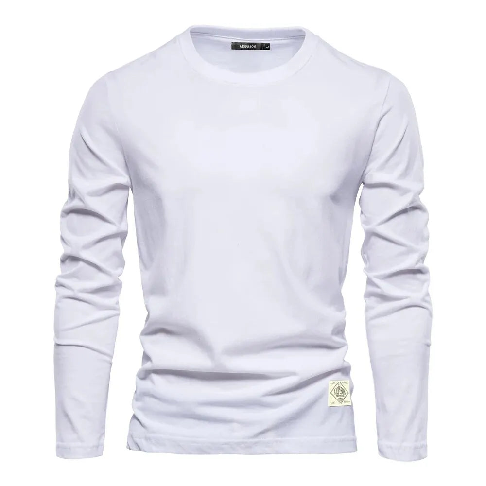 100% Cotton Long Sleeve T Shirt For Men
