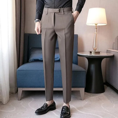 British Gentleman's Coffee Color Suit Pants