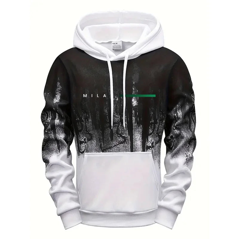 Italy Fashion Men Hooded Sweatshirts
