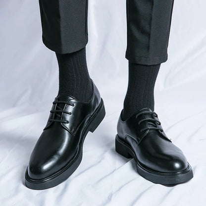 Classic Italy Pointed Toe Leather Shoes