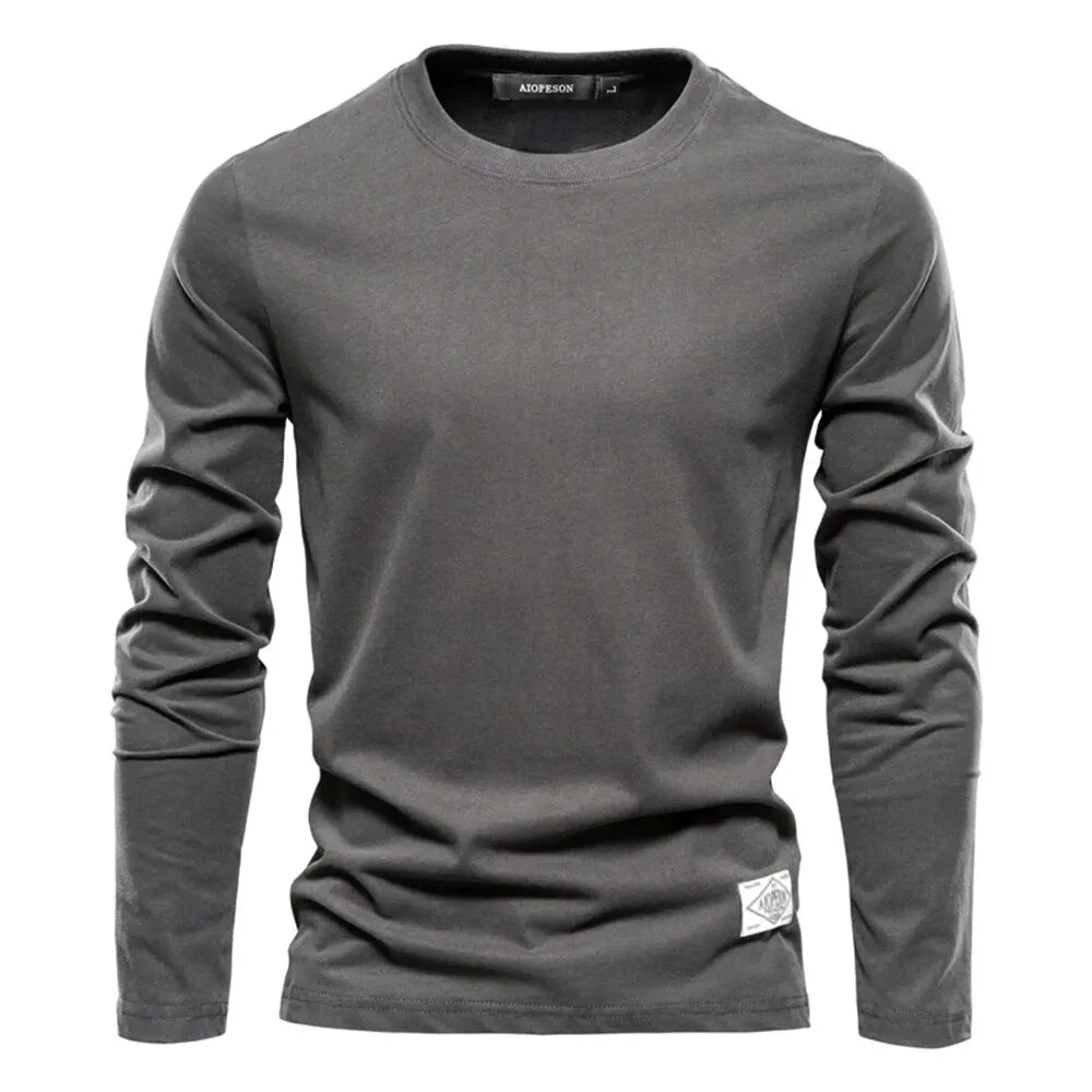 100% Cotton Long Sleeve T Shirt For Men