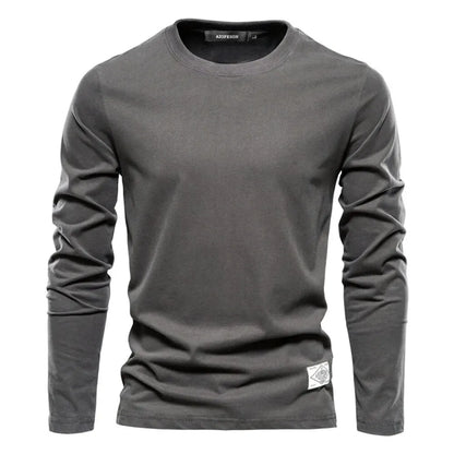 100% Cotton Long Sleeve T Shirt For Men