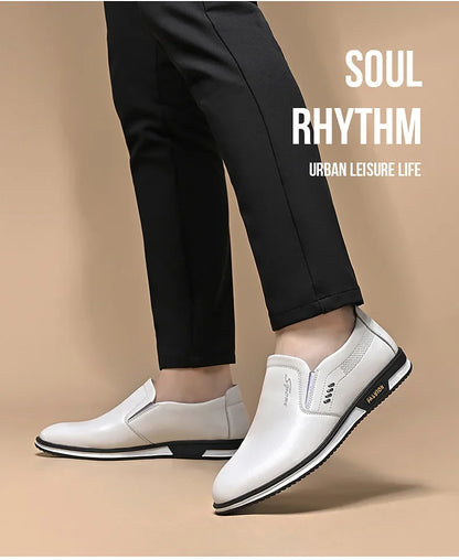 Leather Shoes for Men Designer Loafers High Quality Adult Moccasins