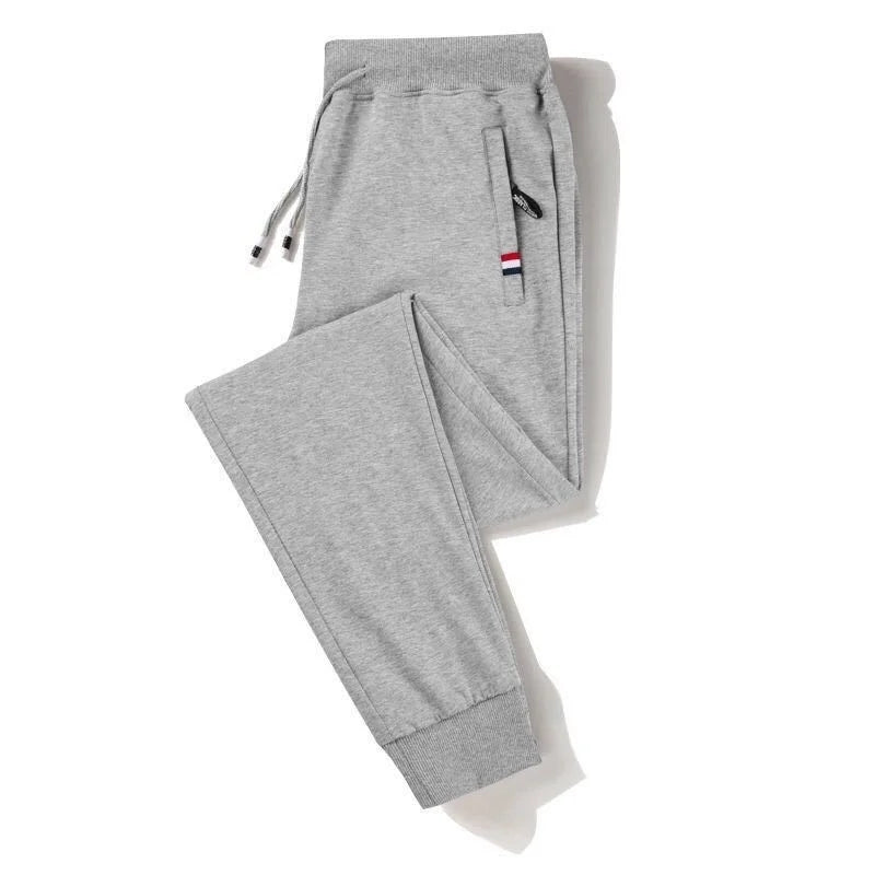 Elastic Waist Sweatpants Cotton Trousers