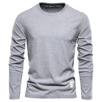 100% Cotton Long Sleeve T Shirt For Men