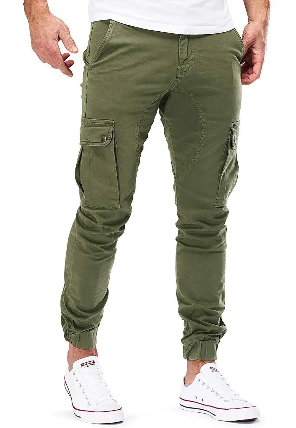 Men Pants Thin Fashion Casual Jogger Pants