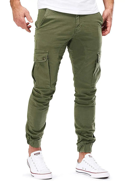 Men Pants Thin Fashion Casual Jogger Pants